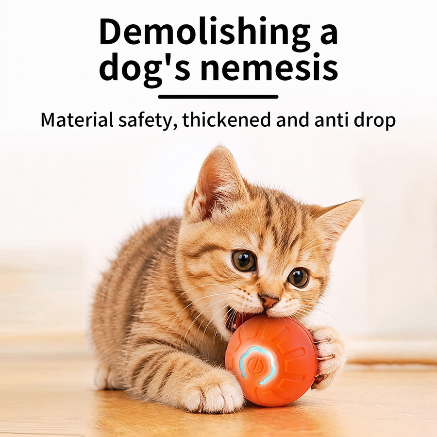 자동 인터랙티브 강아지 장난감 공, 반려동물 씹는 장난 - Automatic Moving Dog Ball 리뷰 및 가격