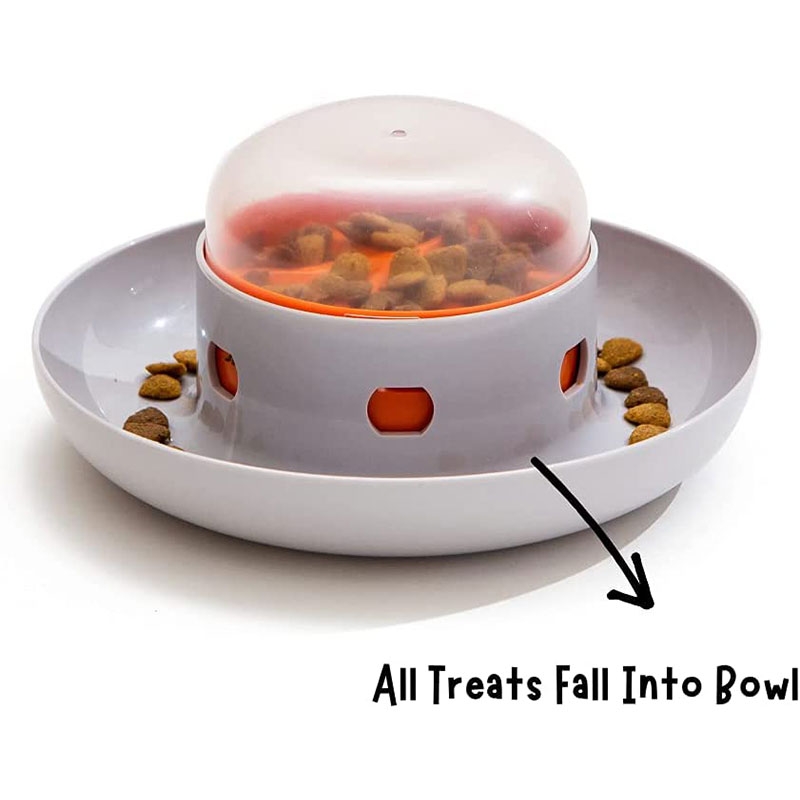 반려동물 UFO 디스펜서 그릇, 인터랙티브 퍼즐 프레스 - Dog Puzzle Feeder Toy 리뷰 및 가격