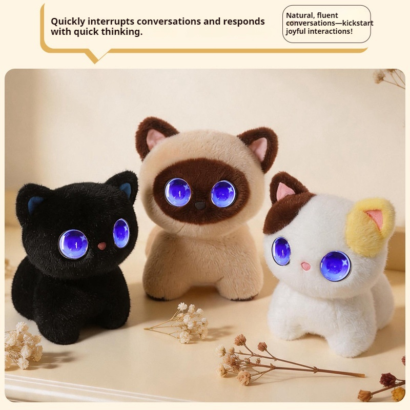 AI 스마트 고양이 인형: 말하는 기능, 터치 센서,  - Cat Toys 리뷰 및 가격